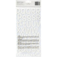 AC Foam Alphabet Stickers – Rootbeer Float, White, 92pcs