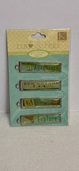 Lot of 4~K&Company Stickers ~Gardener & Butterflies, Grand Adhesions + Metal Art