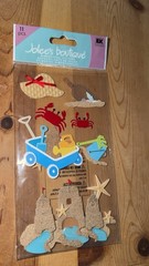 Jolee’s Boutique 3-D SAND THEME Castle Crab Beach Theme 73390