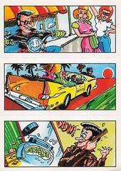 1987 Panini Stickers Lot Vintage Italy Album Inserts Comic Fashion Cars Lot x3