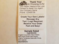 Custom Personalized Labels Stickers Asset Tag Price Business Store 2″x1″