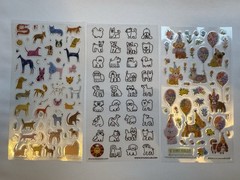 Cats, Dogs, And Animals Sticker Set, 31 Sheets, Stickiiclub And Pipsticks