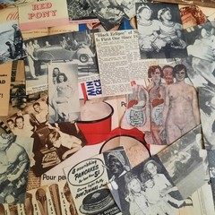 Vintage Junk Journal Paper Lot Ephemera Craft Bundle Old Photos Christmas Cards