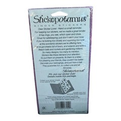 NEW PACK Stickopotamus Metallic Binder Stickers SMILE FACE Happy Sparkly