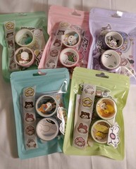Sanrio Hello Kitty Stationery Memo Pad Washi Tape Stickers Enamel Pin and Charms