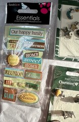 New Large Lot Charming Thoughts Making Memories Scrapbook Scrapbooking Stickers