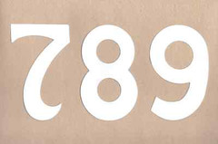 5 inch Numbers Die Cut For Posters Signs and Banners – From 0 to 9