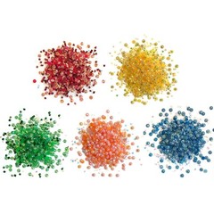 Buttons Galore DOO DADZ RAINBOW Gems Sprinkles Confetti Embellishments SET