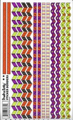 Borders Luvin’ Lime Orange Green Purple Black11.25″ Border Fresh Funky Stickers
