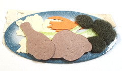 Jolee’s Boutique 3D Chicken Dinner Broccoli Embellishment EK Success Kitchen NEW