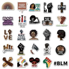 100 pcs BLM Stickers, Human Rights, Hydro flask laptop no residue, 099