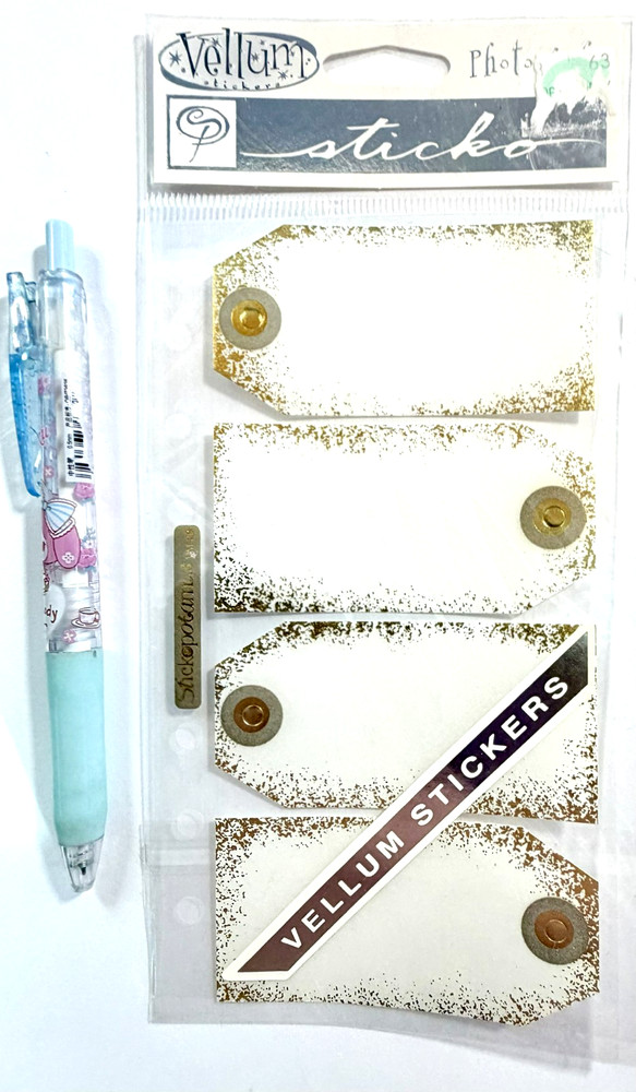 Tag Labels Gold Stickers Scrapbooking Card Journal Planner Sticko