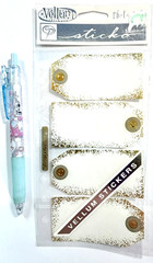Tag Labels Gold Stickers Scrapbooking Card Journal Planner Sticko