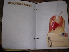 USA America Junk Journal Scrapbook