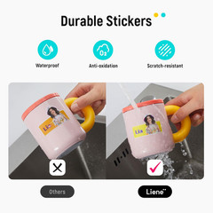 Sticker Paper & Cartridge (Enhanced Adhesion Version) – Includes 2 Ink Cartridge