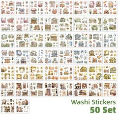 Beautiful Garden Theme Sticker Scrapbooking Supplies for Junk Journal, 50 She…
