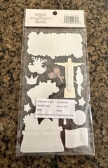 Recollections BRAZIL Dimensional Stickers 14 Pieces World Travel