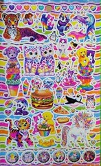 Lisa Frank Sticker Book 5 Sticker Sheets 600 Stickers Bendon New Booklet