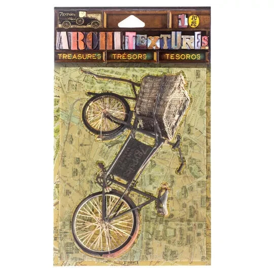 7Gypsies® Architextures™ Treasures, 7g25110 Vintage Market Bicycle NEW