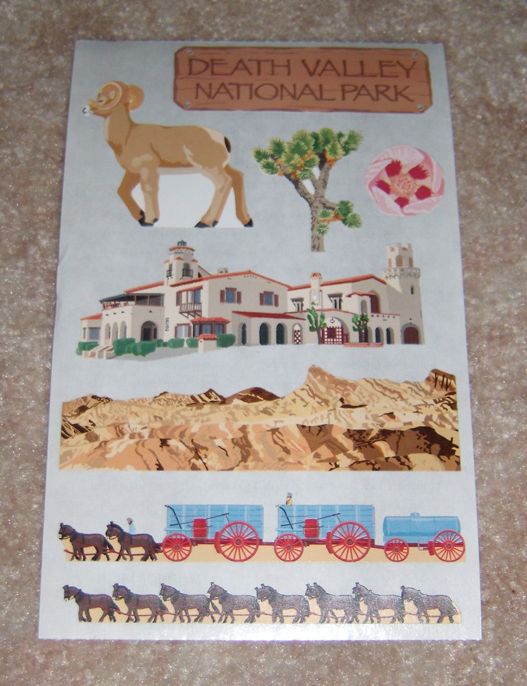 Mrs. Grossman Paper Whisper Stickers ~ Death Valley National Park