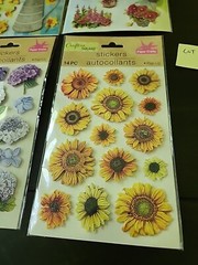 Lot Of 4 Packages Of Flower Crafters Square Pop Up Stickers Scrapbooking NEW #4