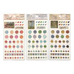 Kamiojapansticker Sheet Painting Color Sample Book Sticker/Heliogabalus’ Rose