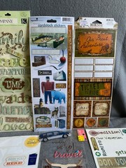 Scrapbooking Sticker Collection – Travel Mexico Alphabet Adventure Themes