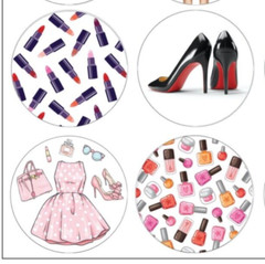Fashion Handbag Shoes Sticker Sheets Handmade Envelope Gift Scrapbook Stickers