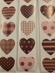 20 Valentine Stickers/Heart Stickers/ Valentines Day Stickers