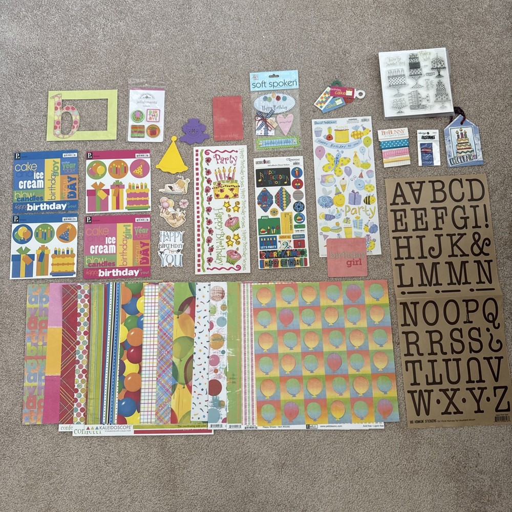 CELEBRATION Themed Embellishments Kit
