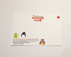 Mrs. Grossman’s Sticker Club ~Playful Fun May 2023~ Birds Summer PostCard
