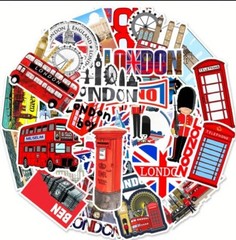 10pcs Great Britain-London Stickers- Scrapbooking, Journaling, Crafts-