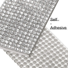 Self Adhesive Rhinestone Strips Diamond Bling Crystal Ribbon Sticker Wrap for Cr