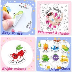 900PCS Punny Teacher Reward Stickers – Funny Animal Motivational Stickers for Ki