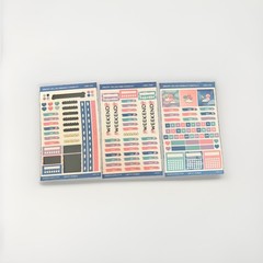 Hubman and Chubgirl | Dreamy Jellies Hobonichi Cousin Sticker Kit