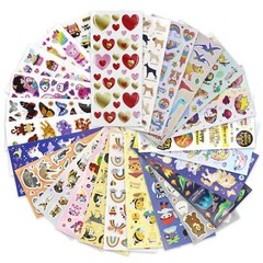 3D Stickers for Kids & Toddlers 500+ Puffy Stickers Variety Pack for Scrapbookin