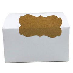 300PCS Kraft Sticker Labels Kraft Paper Decorative Stickers Envelopes Labels