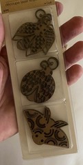 7 Packs Crafters Square Laser Cut Kraft Icons Assorted 6pcs Each Packet New
