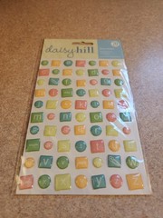 Daisy Hill~Coochie Coo Baby Alphabet Dome Stickers