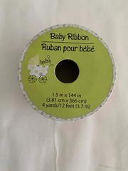 Baby Pink Ribbon ( 1.5 inches wide x 12 feet long ) roll girl art decoratio NEW