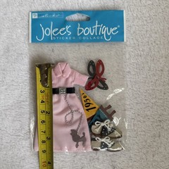 Jolee’s Boutique Poodle Skirt 1950s Retro Dimensional Stickers EK Success SPJ-53