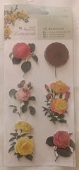 Docrafts Papermania Botanicals Set Paper Pack Cards 3D Bloomers Ribbon /597