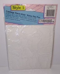 Vtg 1984 Cabbage Patch Kids Stickers Puffy Vinyl Style 1 Rainy Day Fun My House