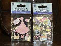 Baby Scrapbooking Stickers 2 Pack Bundle Cute Memories Pastel