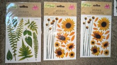 Lot of 39 Packages of Crafters Square Pop Up Stickers Scrapbooking Large Variety