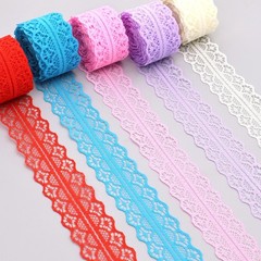 Colorful Lace Trim 20 Yards Crochet Lace Ribbon for Sewing Crafts Bouquet Gif…