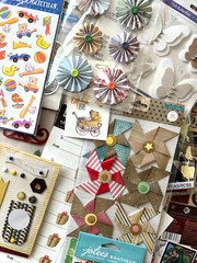 #367 MIXED LOT 50pkgs JOLEE’S FOREVER IN TIME MARTHA STEWART K & COMPANY LETTERS