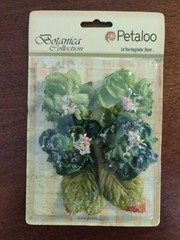 Lot 3 Petaloo Flora Botanica Sugared Blooms Collection 2″ Flowers #33