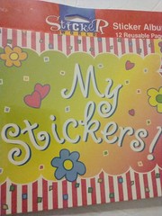 Vtg American Greetings Sticker World Sticker Album 12 Reusable Pages 1990s Rare