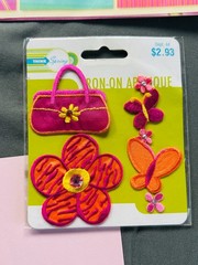 Girl Scrapbook Supply Lot Pink Pastel Paper Stickers Embellishments Card Making